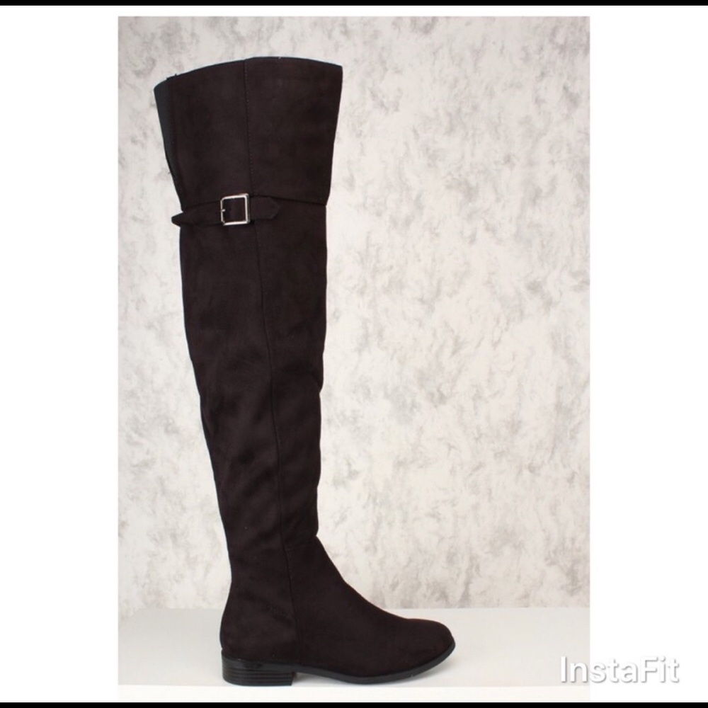 Thigh High Black Boots
